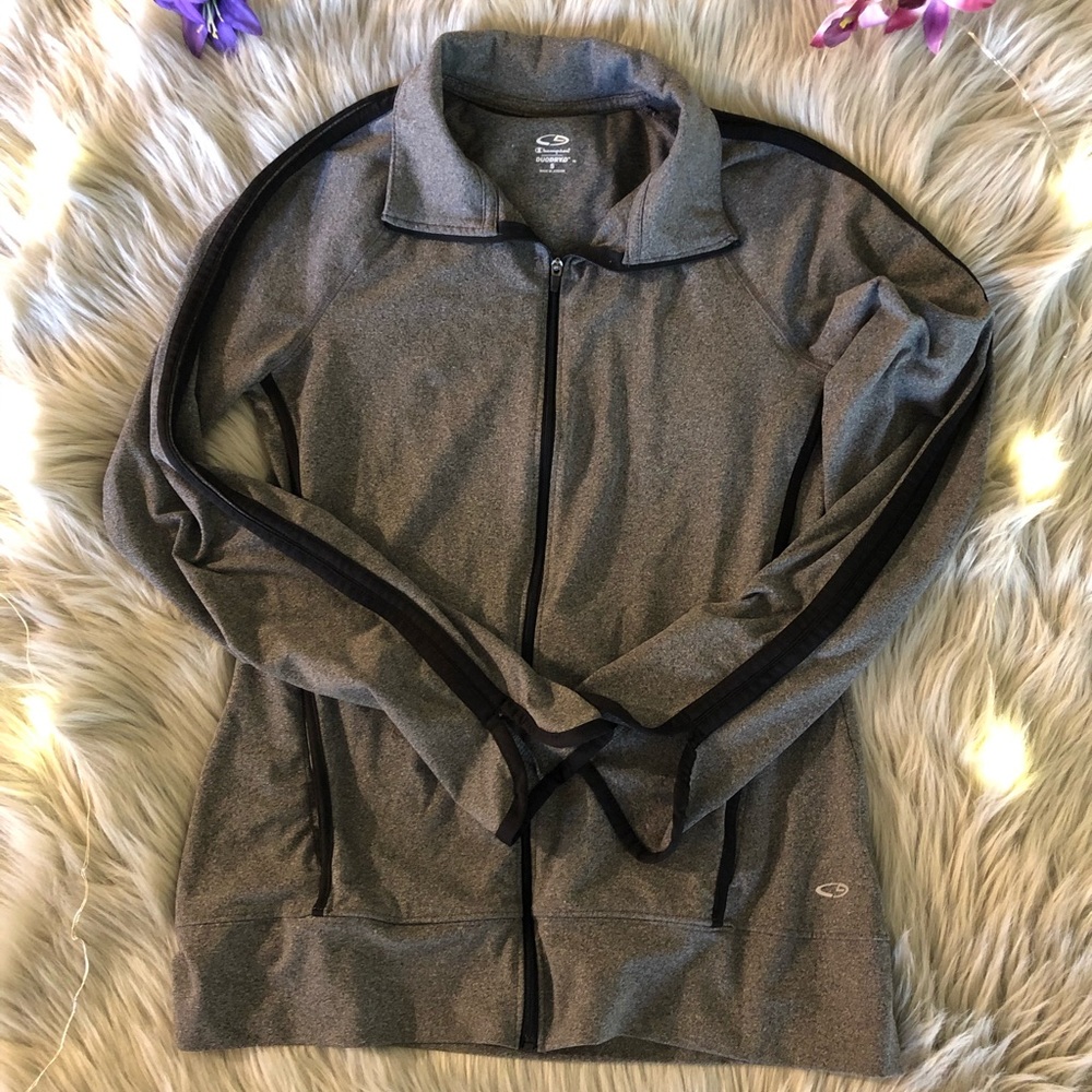 🔷🩸Champion Duodry Jacket. Gray, Size Small
